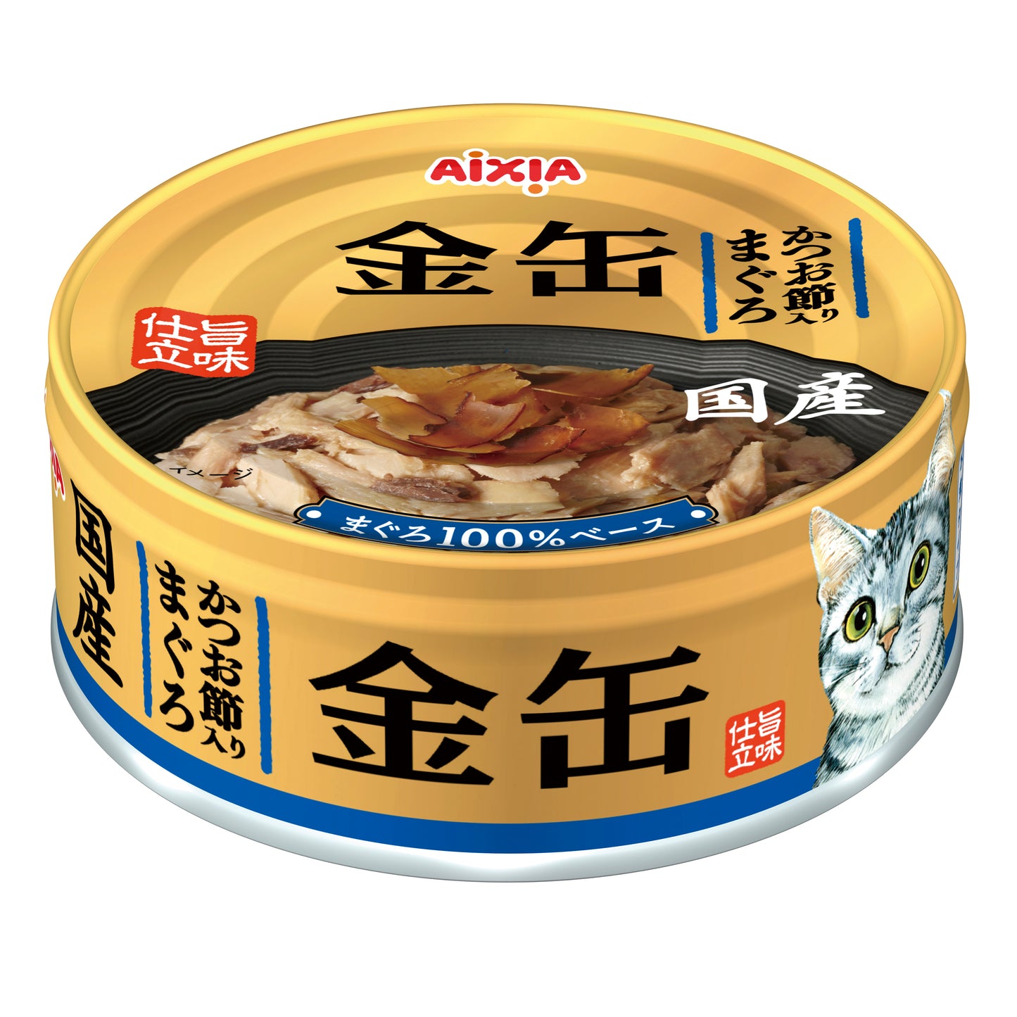 Aixia Kin-can mini - Tuna w/Dried Skipjack 70g (24 cans)