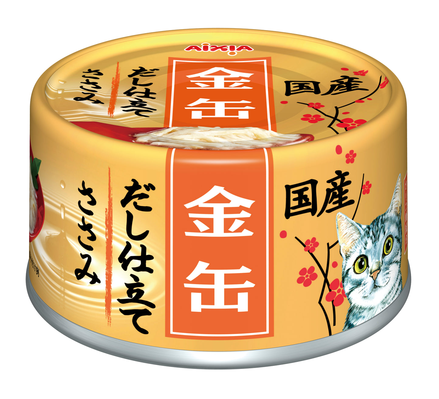 (24 Cans) Aixia Kin-can Dashi - Chicken Fillet in Chicken Sauce 70g (GCD9)