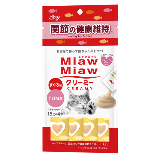 (6 packs) Aixia Miaw Miaw Creamy - Healthy Hip & Joint 15g x 4 (MMCM13)