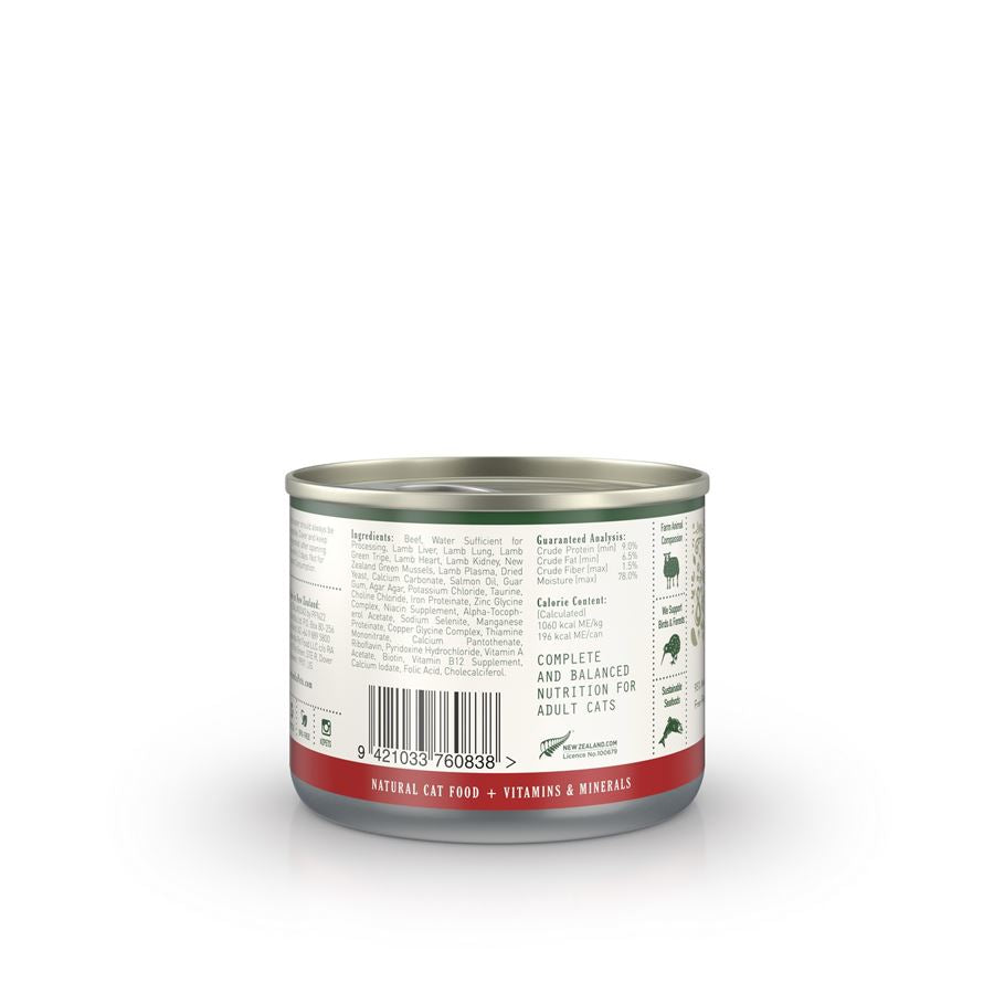 Zealandia Cat Beef Pâté 185g (24 Cans)