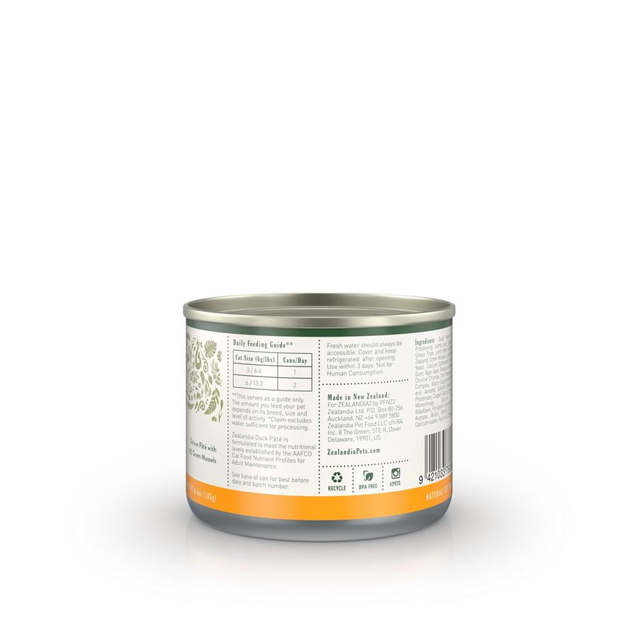 Zealandia Cat Duck Pâté 185g (24 Cans)