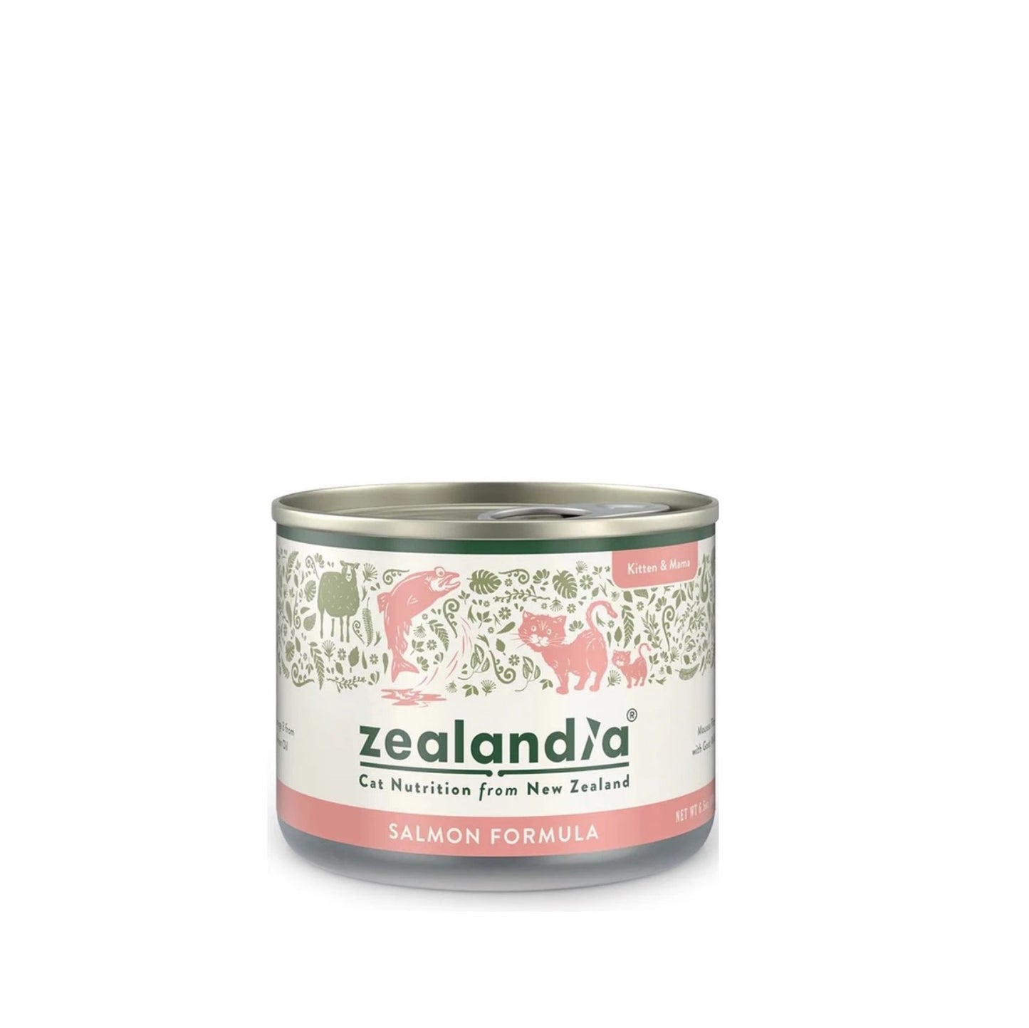 Zealandia Kitten & Mama Salmon Mousse Pâté 185g (24 Cans)